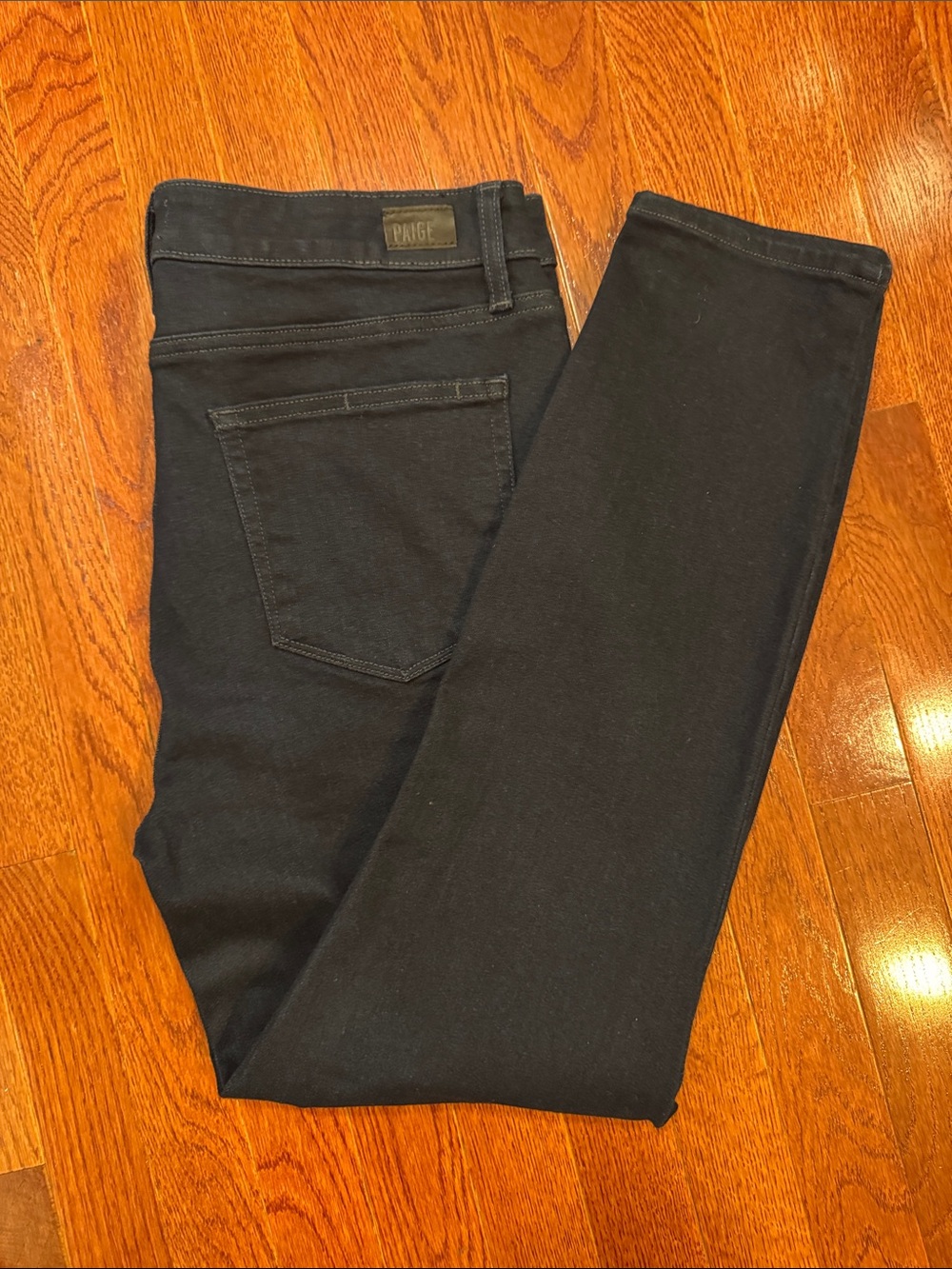 PAIGE Hoxton Ankle Dark Navy High-Rise Skinny Jeans for Women